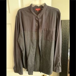 Button down with mandarin collar XL
